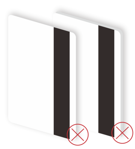 磁条卡-4 inproper thickness of magstrip card