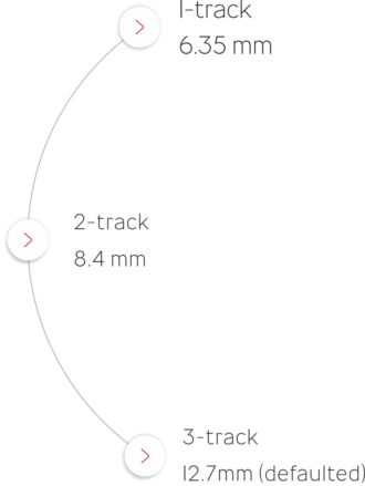 tack tracks of magnetic stripe