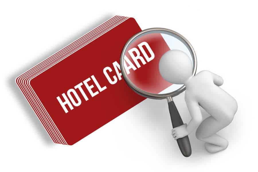 QC of hotel key card