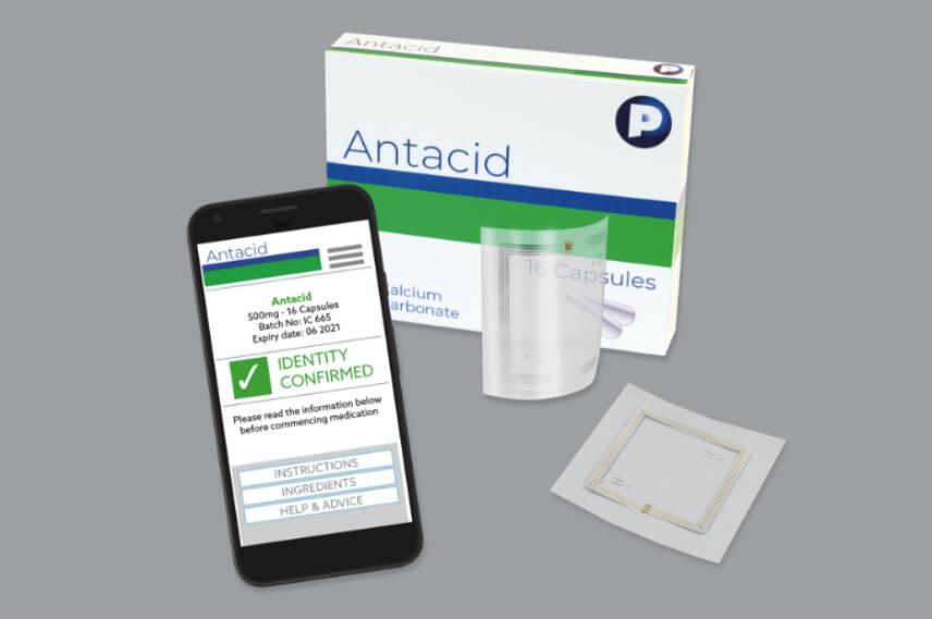 nfc inlays for cost-sensative drugs