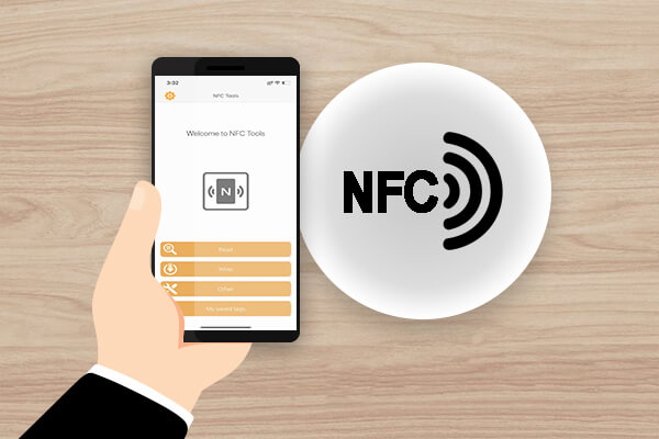 program nfc tag with smartphone