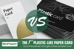 paper cards vs. plastic cards