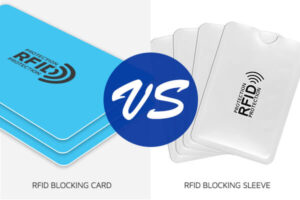 rfid blocking card & sleeve