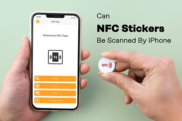nfc sticker & iphone
