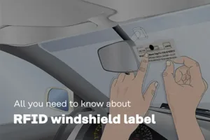 rfid windshield label