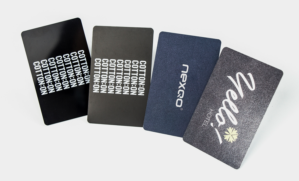 card gloss, matt, matt+, frosted finishing