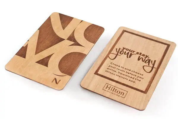 advantages of rfid wooden cards
