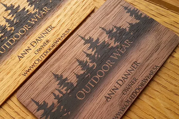 future of wood cards